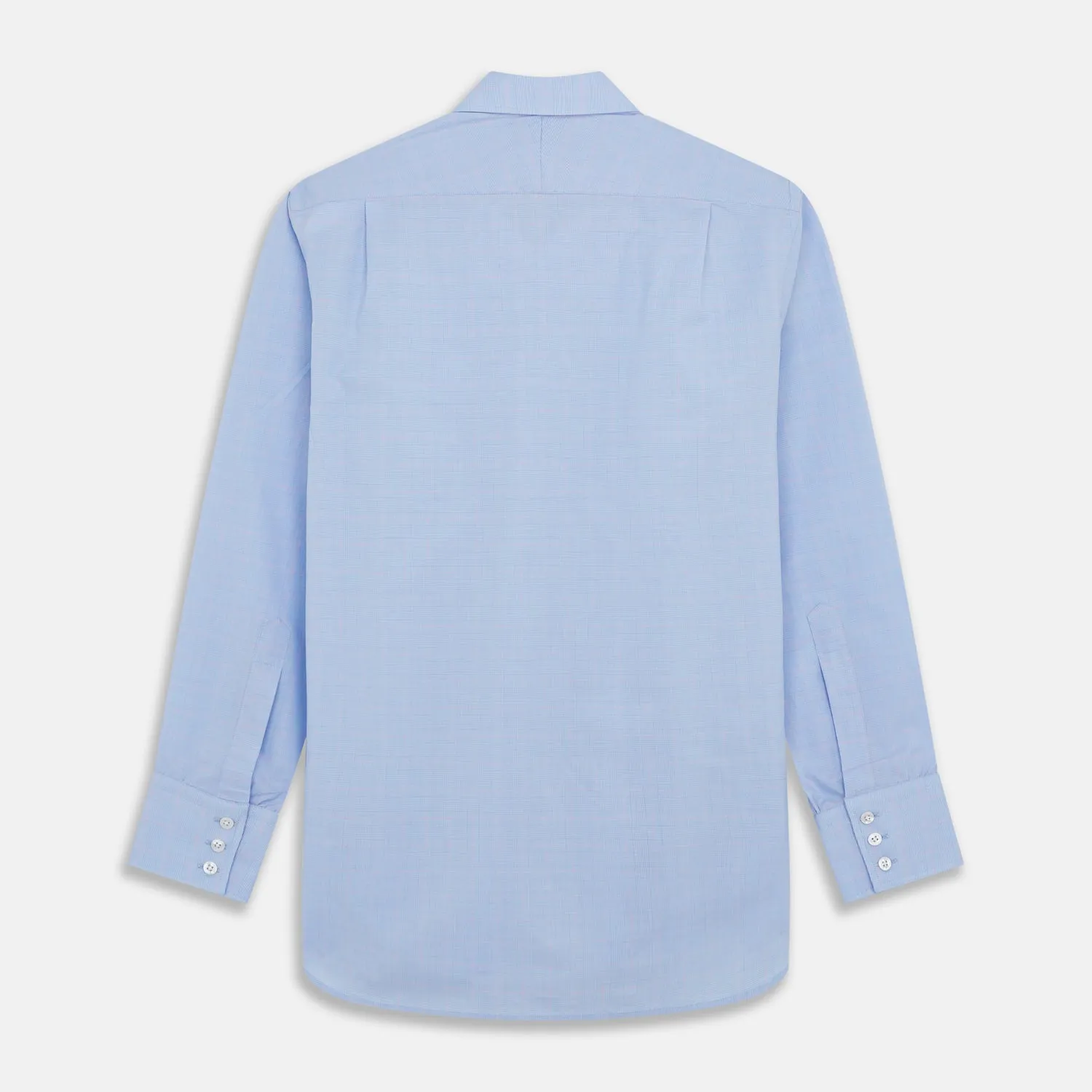 Blue and Pink Prince of Wales Check Mayfair Shirt