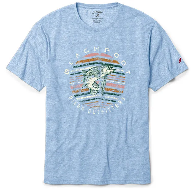 BRO Logo Reclaim Power Blue S/S Tee