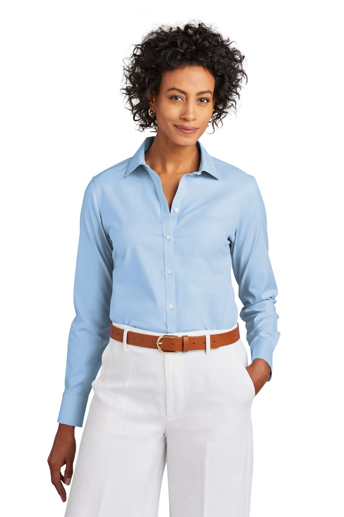 Brooks Brothers Women's Wrinkle-Free Stretch Pinpoint Shirt BB18001