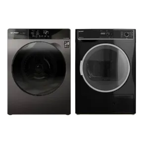 BUNDLE: ES-FW105SG 10.5KG FRONT LOAD WASHER   KD-HD9S7GW-B 9KG HEAT-PUMP DRYER