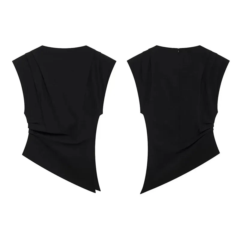 Cassie - Elegant sleeveless top