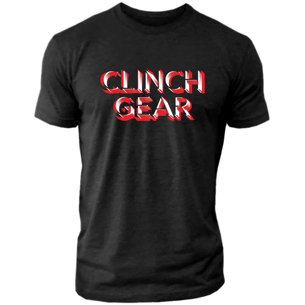 Clinch Gear - Sketch - Crew Tee - Black