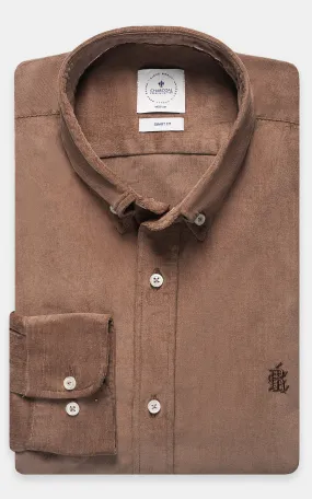 CORDUROY SMART SHIRT KHAKI