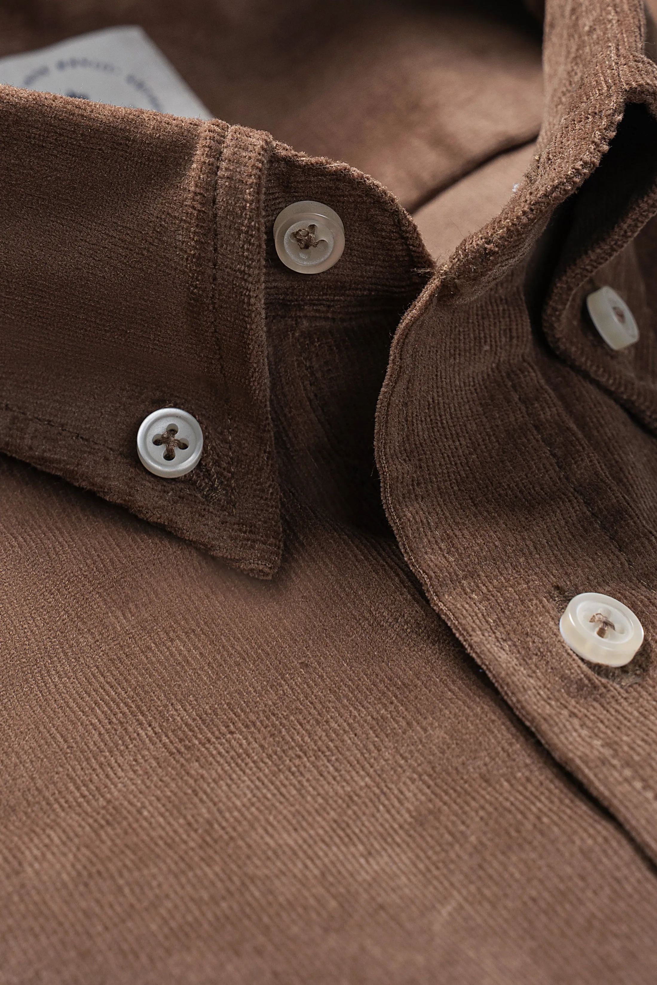 CORDUROY SMART SHIRT KHAKI