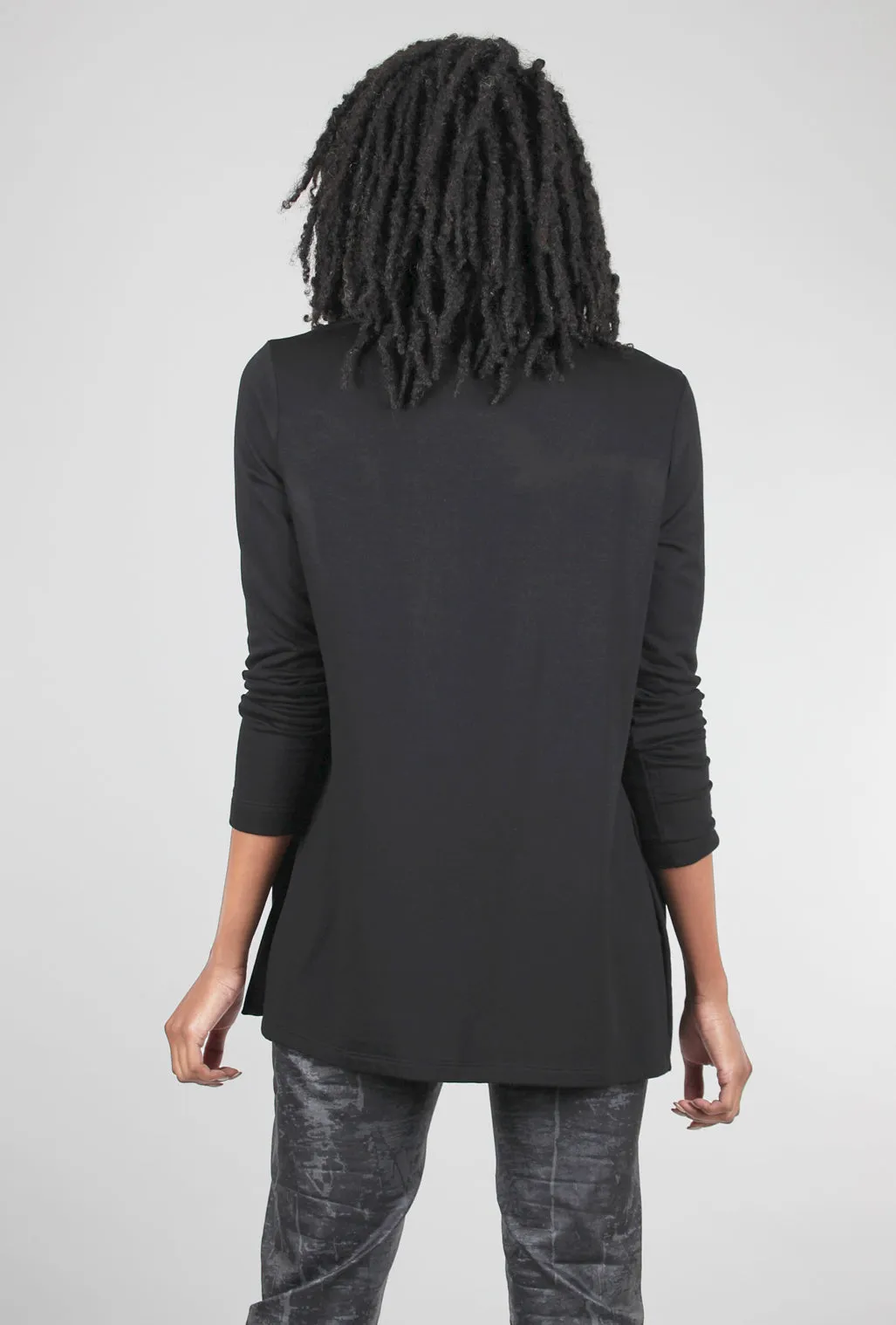 Cozy Open Cardigan, Black