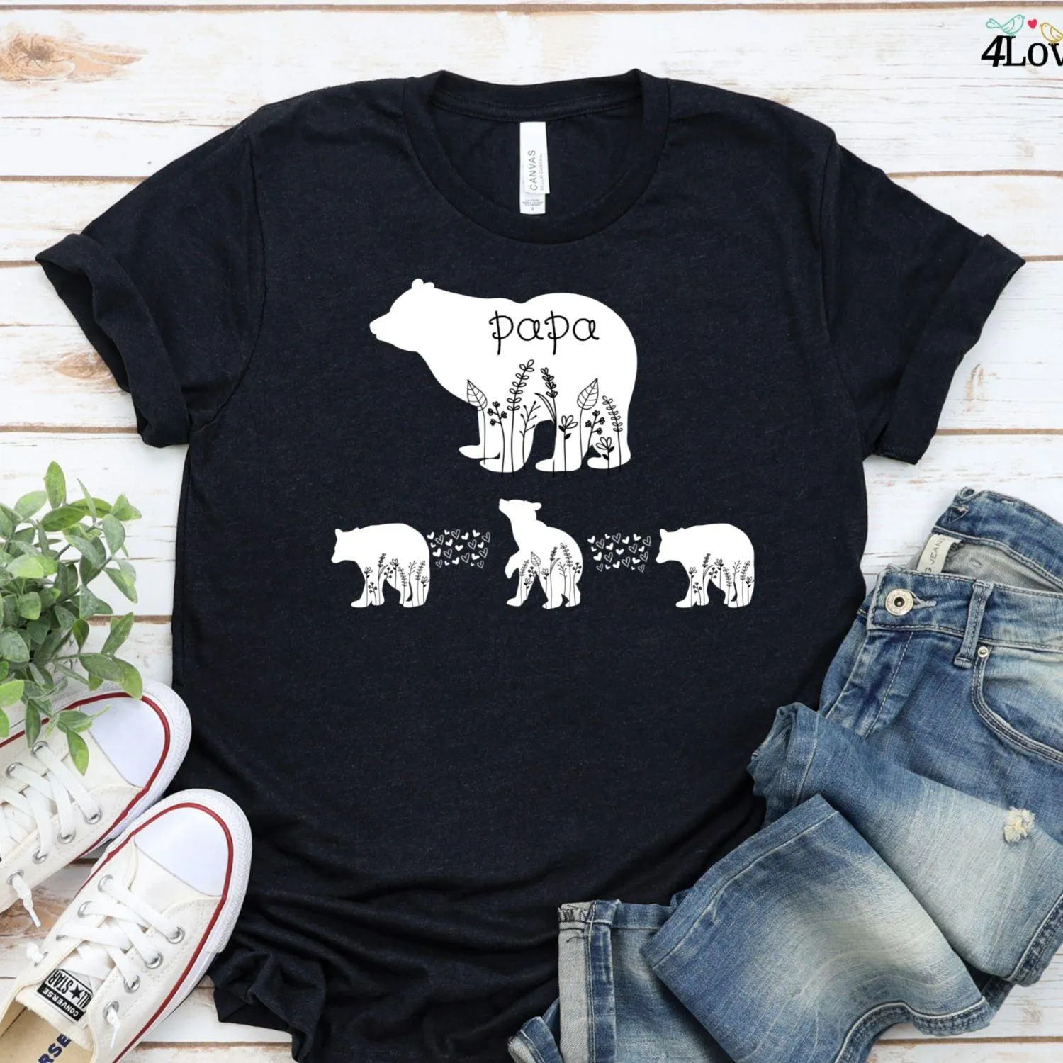 Custom Mama/Papa Bear Matching Outfits - Unique Personalized Parent Gifts - Trendy Duo Sets!