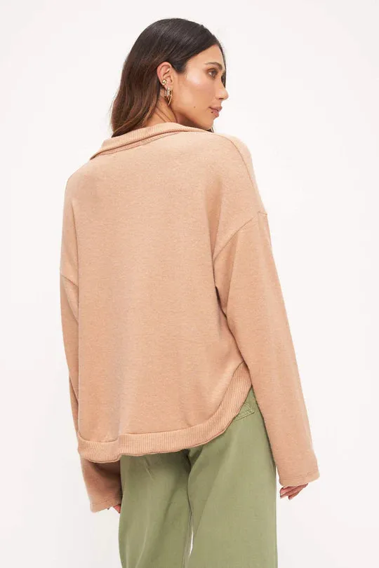 Emelie Collared Cozy Long Sleeve