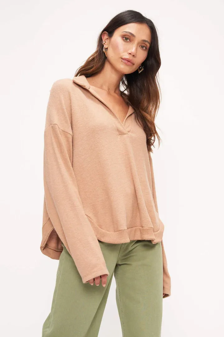 Emelie Collared Cozy Long Sleeve