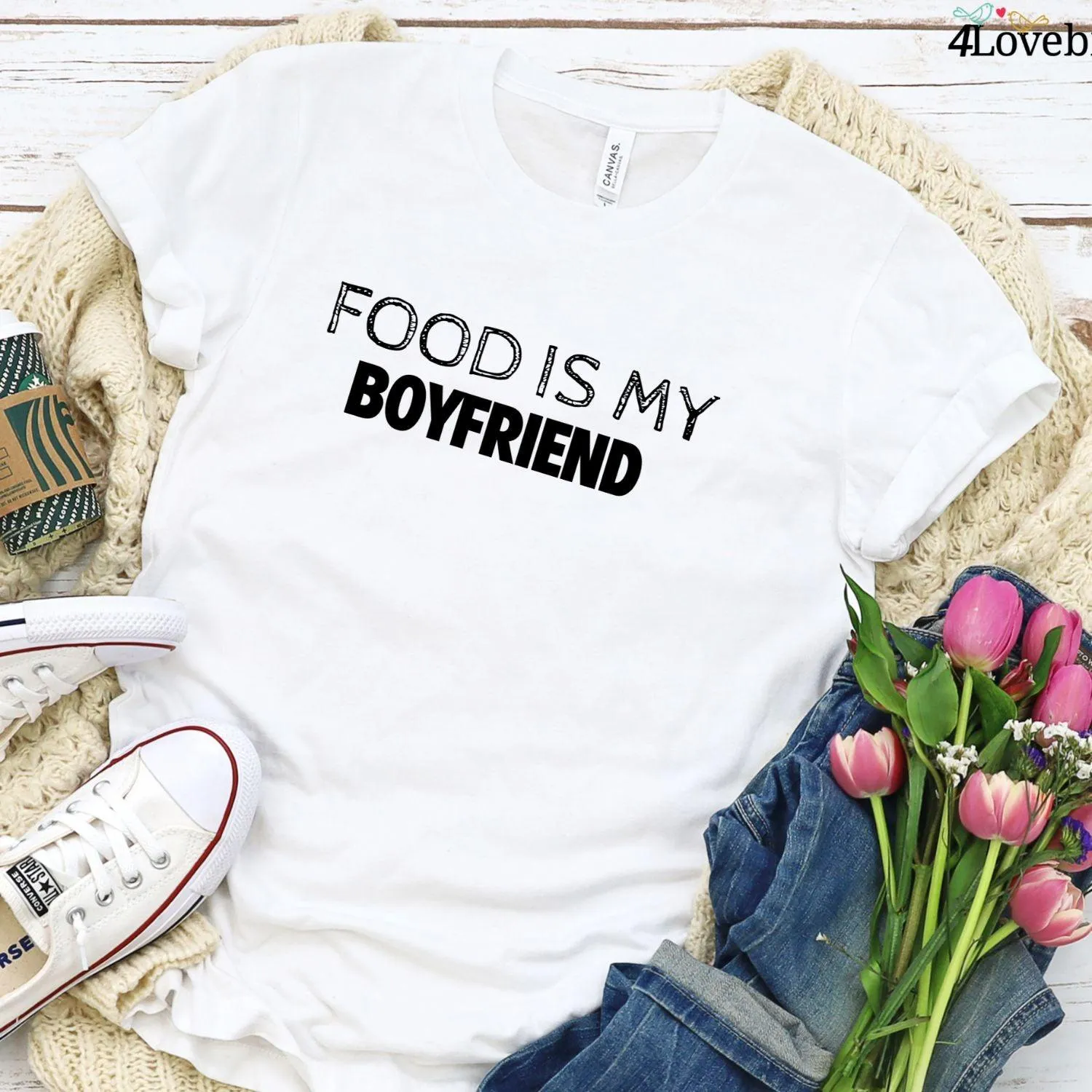 Food Is My Boyfriend/Girlfriend Outfits - Trendy Gifts for Couples