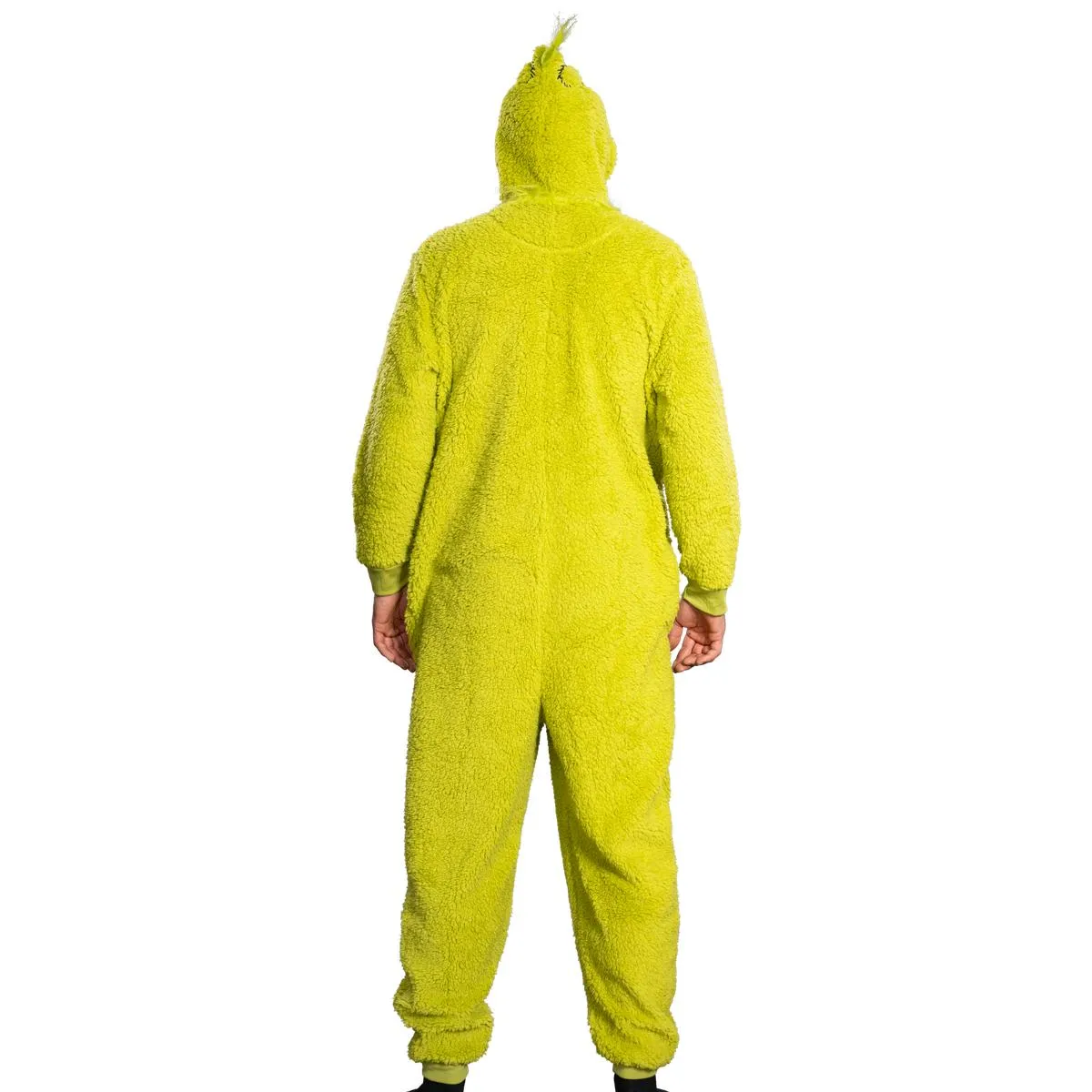 Grinch Sherpa Union Suit with Head Zipper