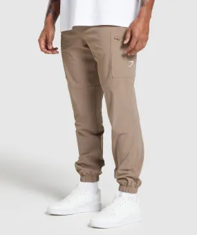 Gymshark Rest Day Cargo Pants - Mocha Mauve