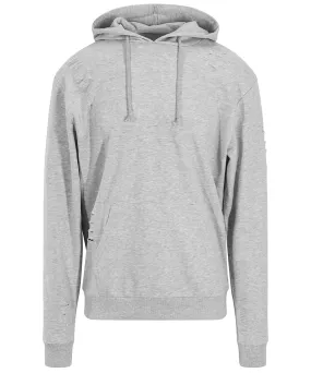 Heather Grey - Distressed hoodie