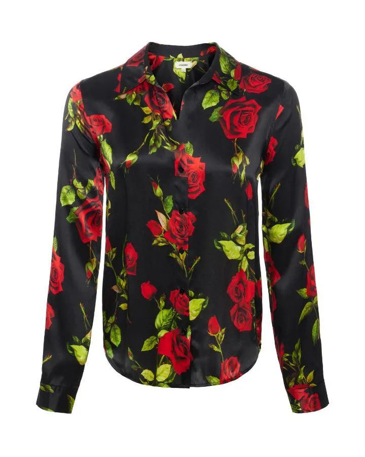 L'Agence Tyler Romantic Rose Blouse