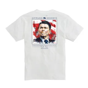 Lewis Ronald Reagan Tee - White