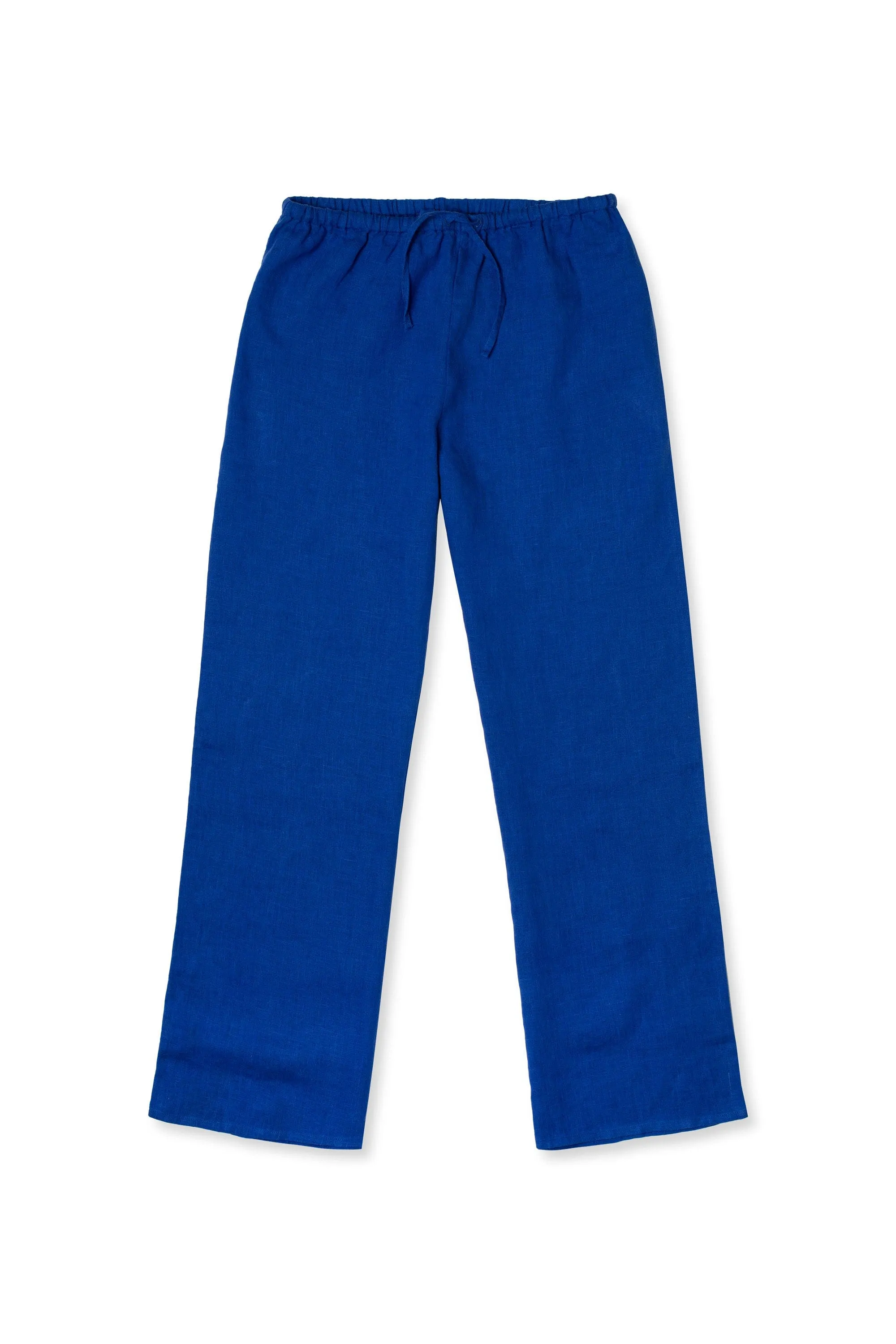 Lounge Trouser Lazuli Cobalt Blue Linen