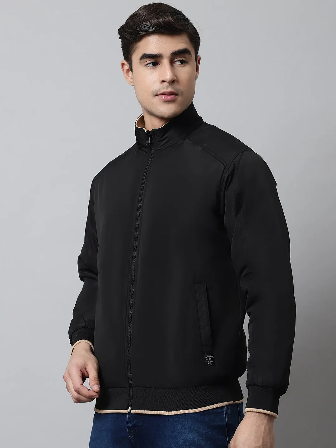 Mens Black Reversible Jacket