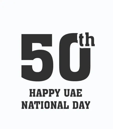 National Day theme UAE Flag colors - red, white and black polo shirts