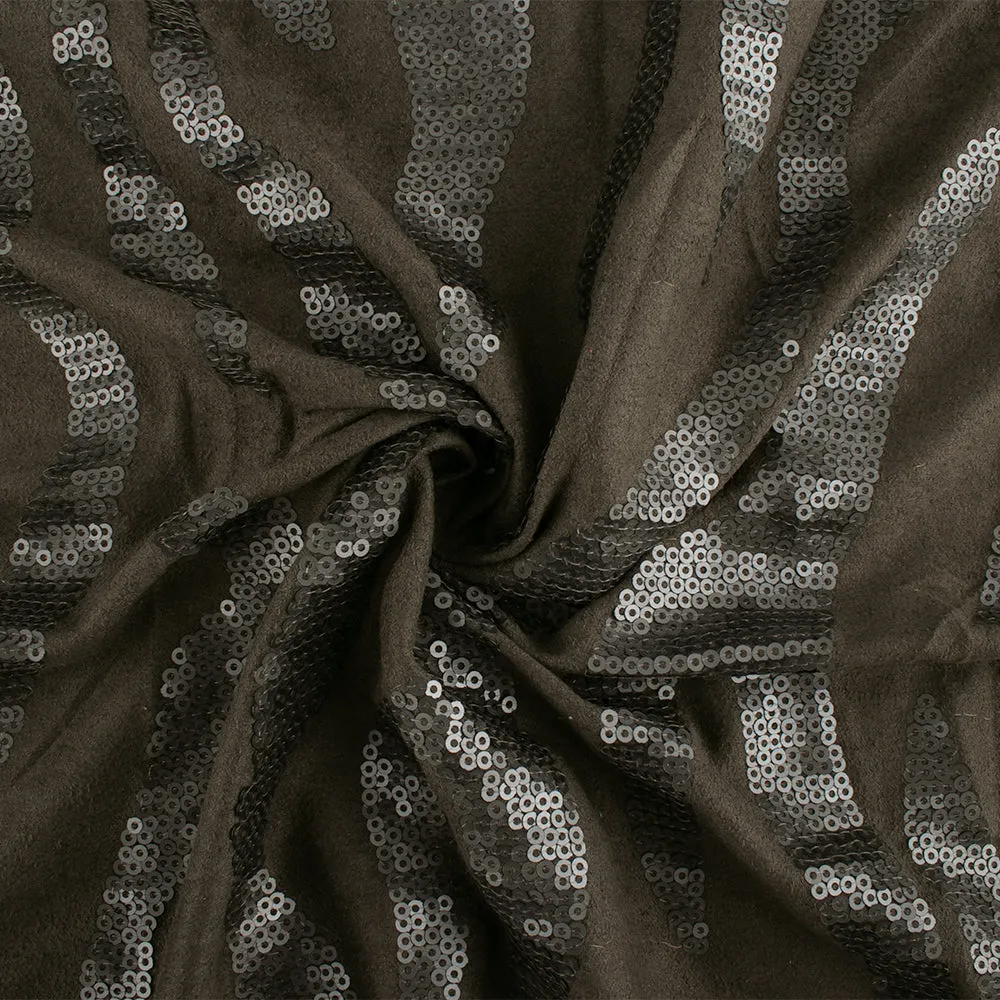 Novelty Fancy Suede - Sparkling - Grey