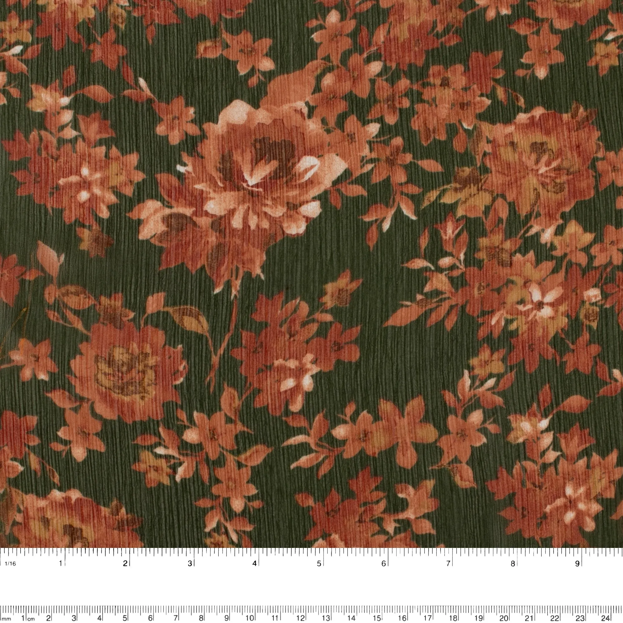 Printed Chiffon - AMANDA - Clematis - Foliage