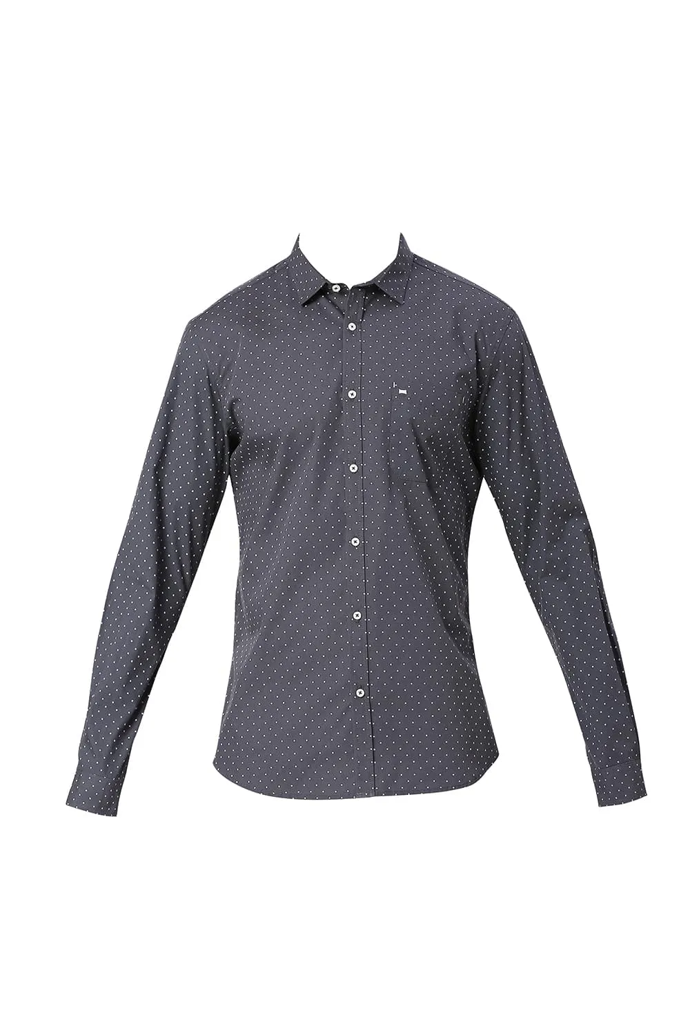 Slim Fit Cotton Poplin Printed Shirts