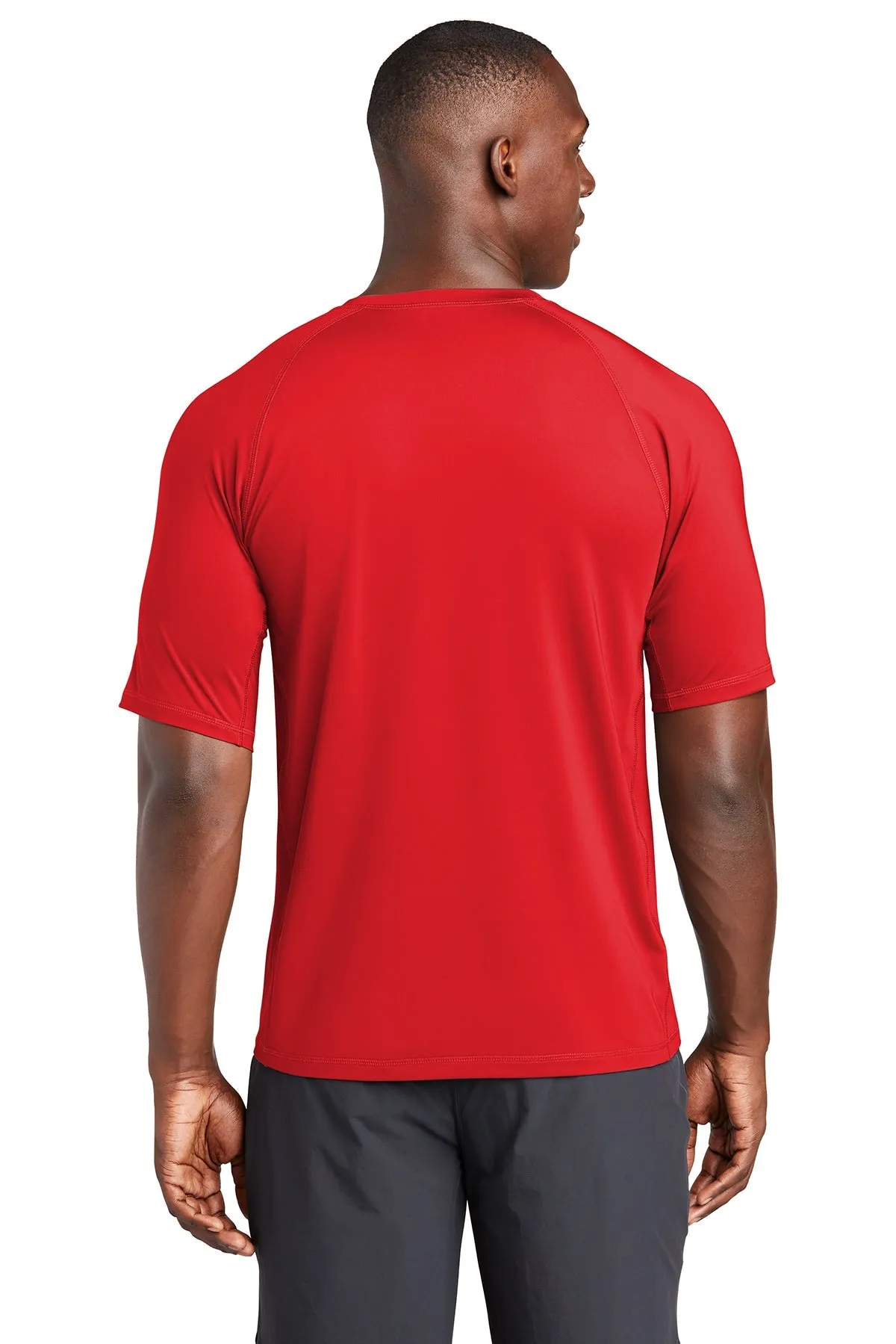 Sport-Tek Rashguard Branded Tee's, TRUE Red