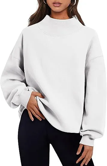 Trendy Queen Pullover Sweatshirt Round Neck Hoodie