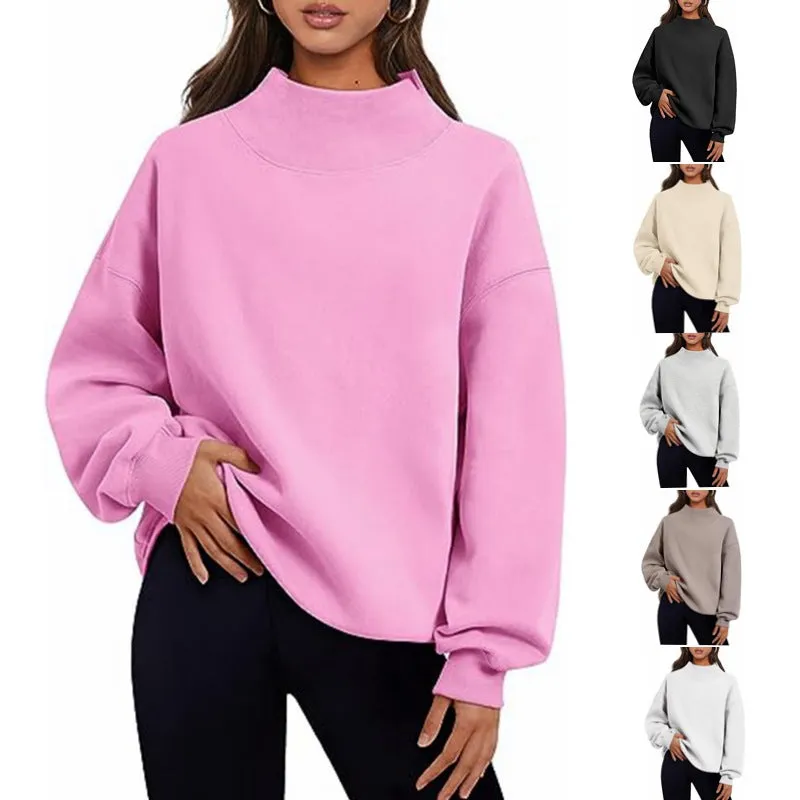 Trendy Queen Pullover Sweatshirt Round Neck Hoodie