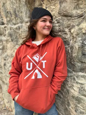 Utah X - Vintage Mountain Blend Hoodie (Red Rock)